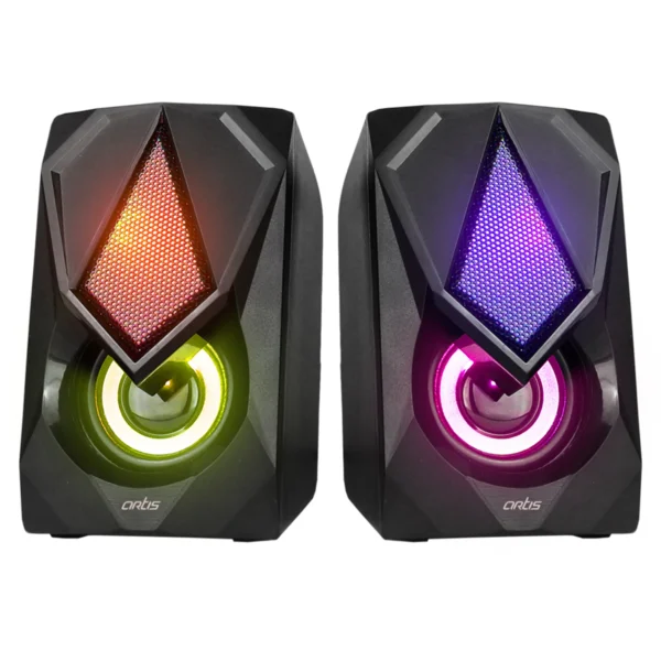 Artis S21 2.0 USB Multimedia RGB Speaker – Best for Computer & Home Use