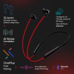 OnePlus Bullets Wireless Z2 Neckband – Original Bluetooth Neckband with Fast Charging | Available at Lapilab, Pune