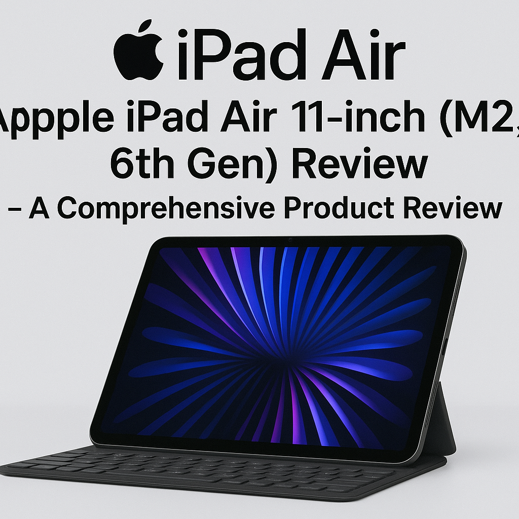 Apple iPad Air 11-inch (M2, 6th Generation) in Space Grey color.