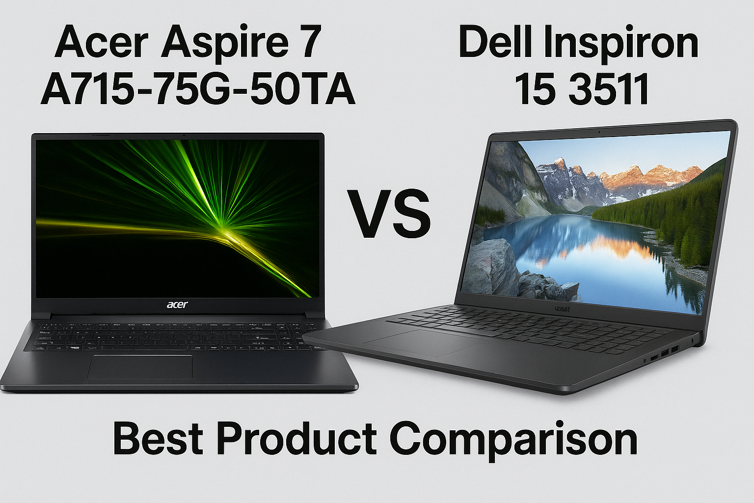 Acer Aspire 7 A715-75G-50TA vs Dell Inspiron 15 3511 Laptop Comparison