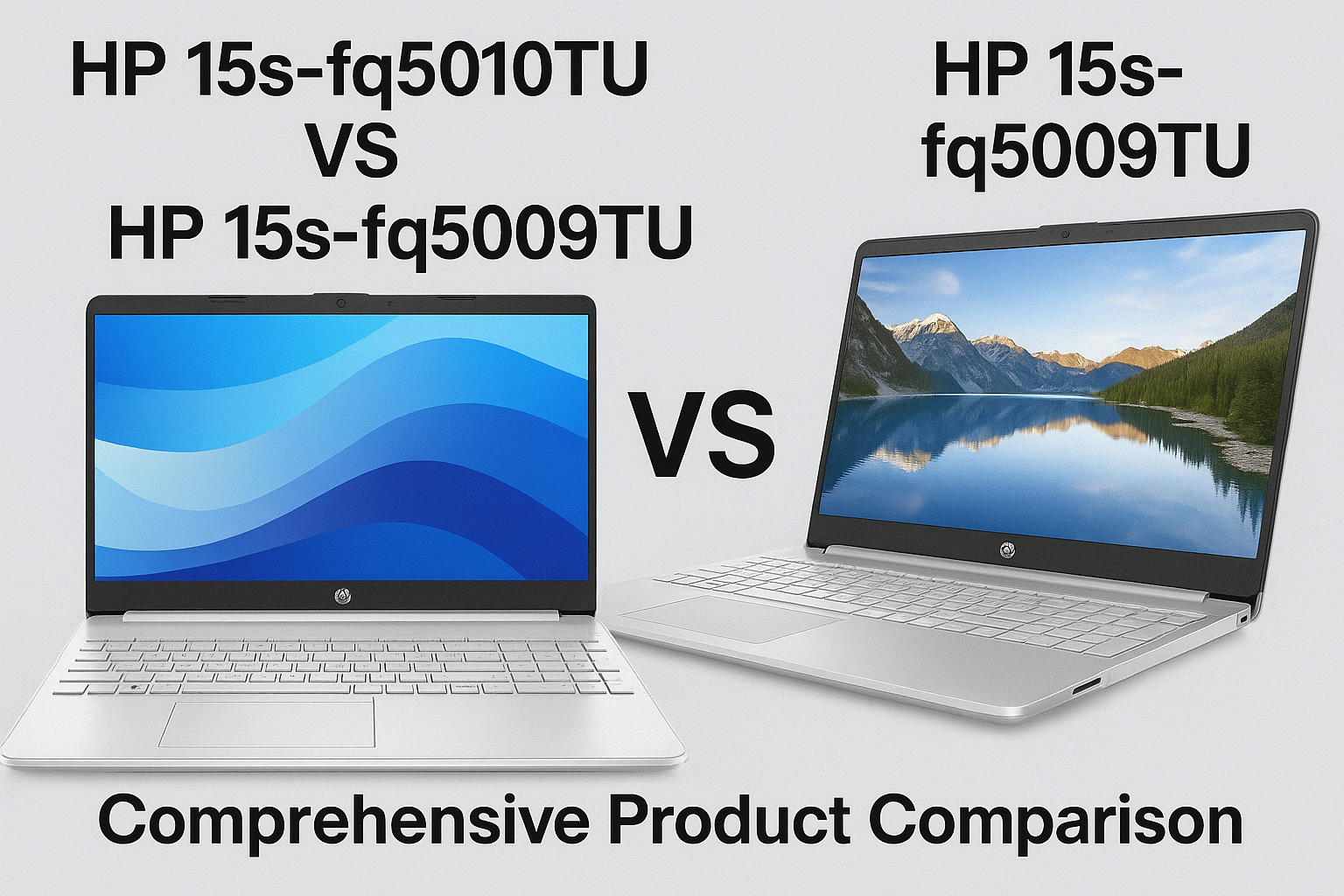 HP 15s-fq5010TU vs HP 15s-fq5009TU Laptop Comparison