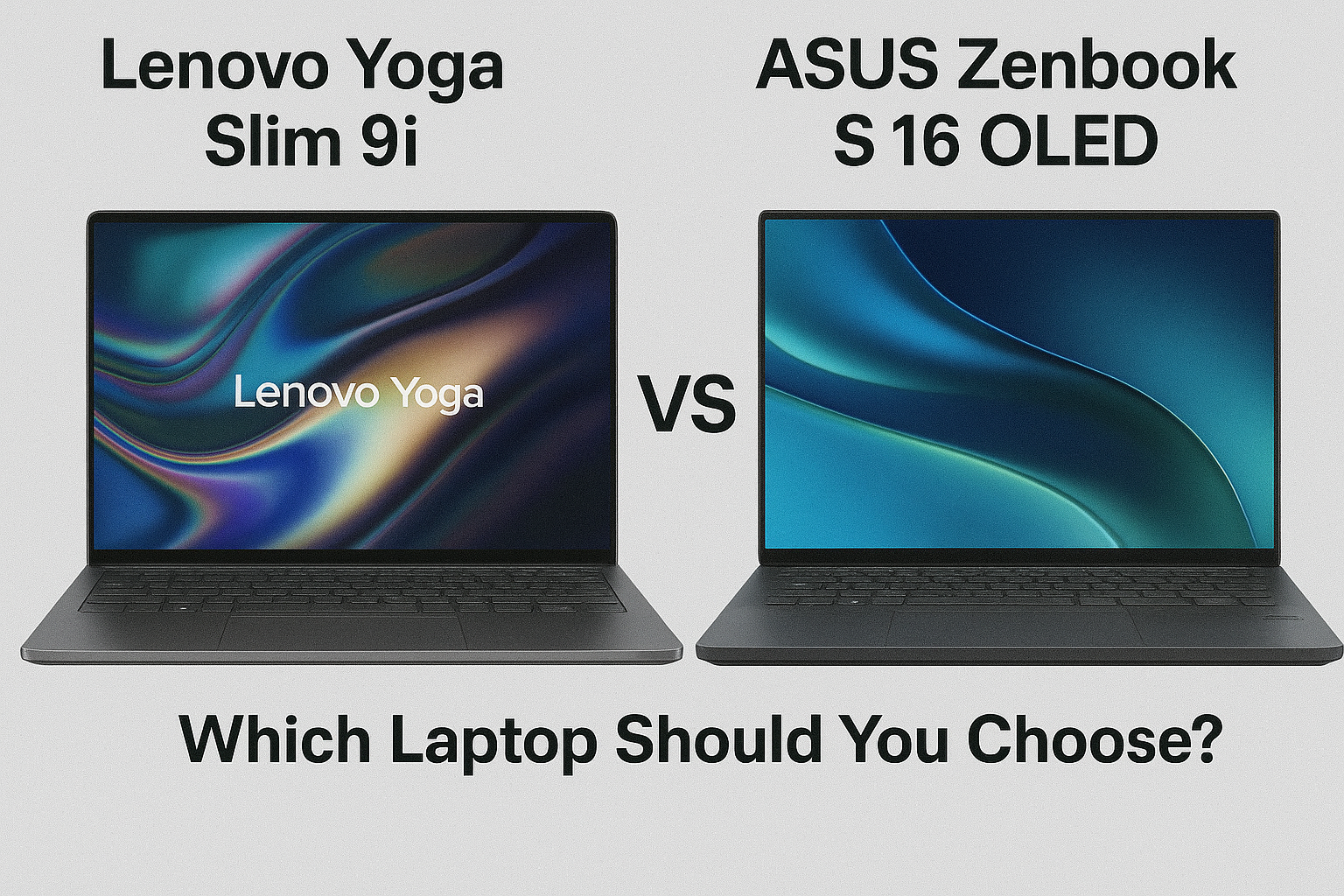 Lenovo Yoga Slim 9i vs ASUS Zenbook S 16 OLED Comparison