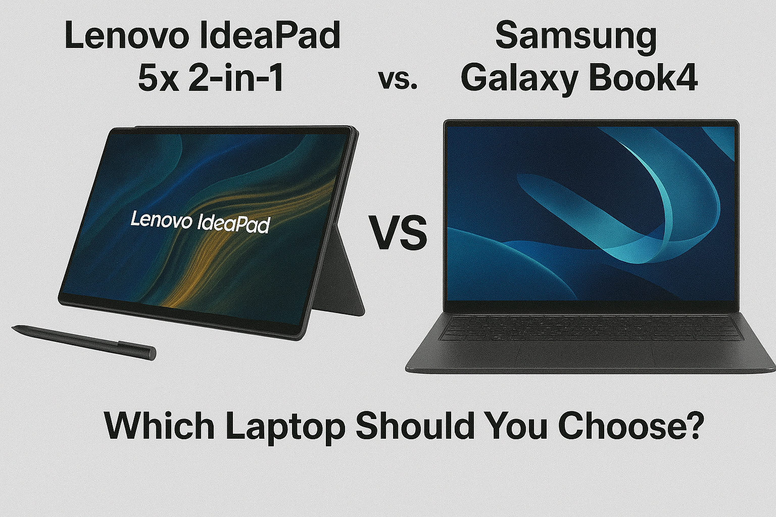 Lenovo IdeaPad 5x ... vs Samsung Galaxy Book4 Comparison