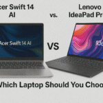 Acer Swift 14 AI vs Lenovo IdeaPad Pro 5i: Which Laptop Wins?