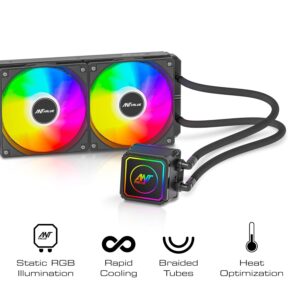 Ant Value AV240 240mm CPU Liquid Cooler with RGB Fans – Lapilab Chandan Nagar Pune