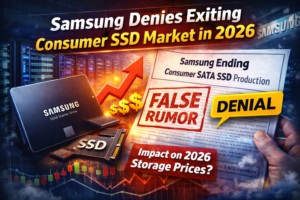 Samsung SSD production rumor 2026 – Samsung denies exiting SATA consumer SSD market