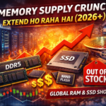 📉 Memory Supply Crunch Extend Ho Raha Hai (2026+) – RAM & SSD Shortage Explained