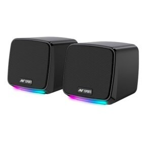 Ant Esport GS195 Computer Speakers with Colorful RGB Lights 5Watts x 2 - Buy at Lapilab Pune - Image 1