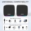 Ant Esport GS195 Computer Speakers with Colorful RGB Lights 5Watts x 2 - Buy at Lapilab Pune - Image 2