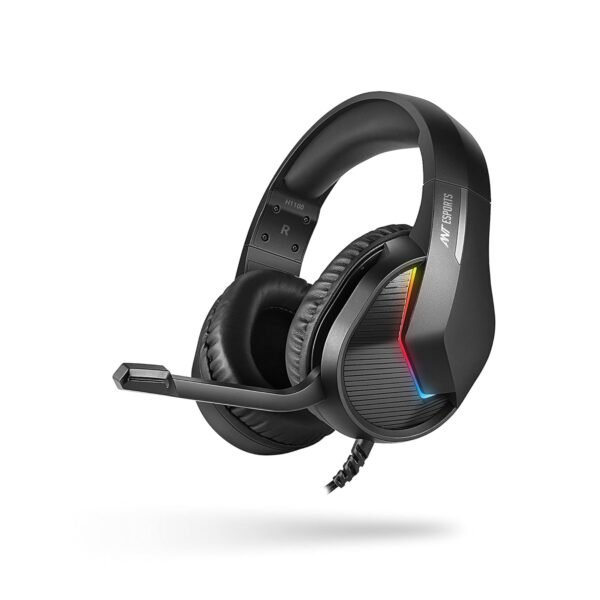 Ant Esports H1100 Pro RGB Wired Over Ear Gaming Headphones with Mic for PC - Buy at Lapilab Pune - Image 1
