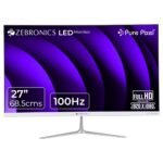 Zebronics 27 Inc Moniter with Speaker White - Buy at Lapilab Pune - Image 1